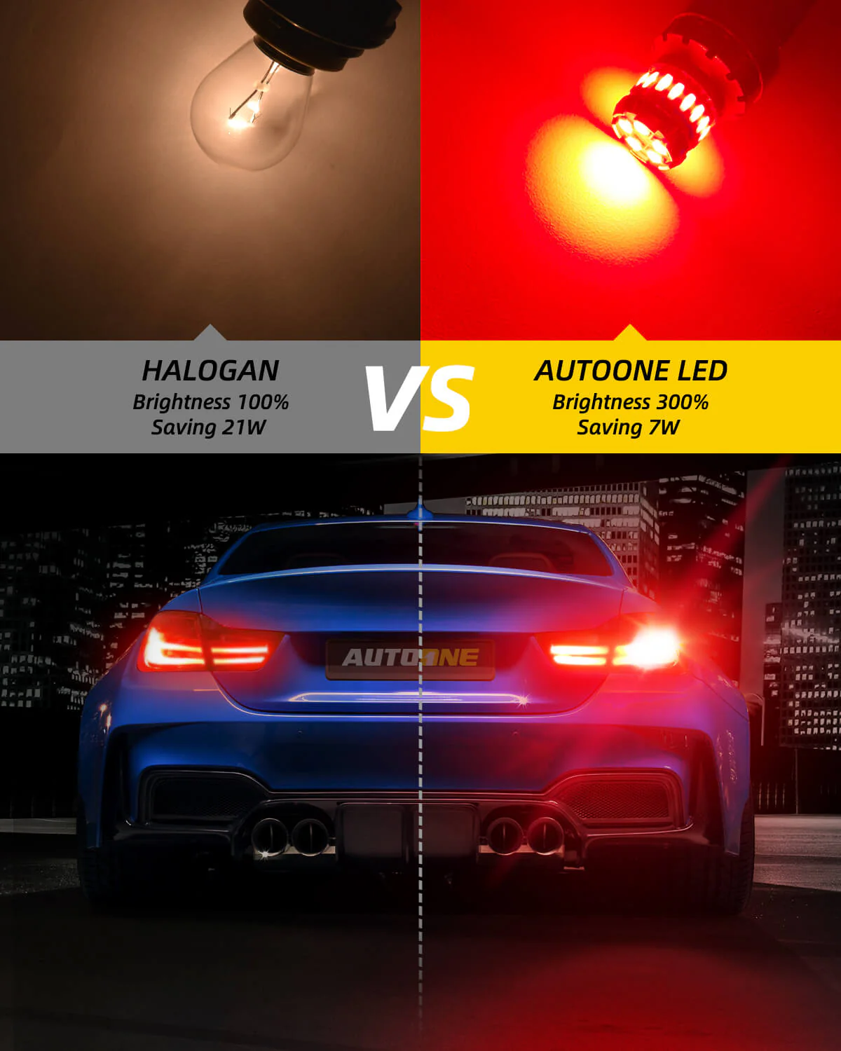 1156 LED Reverse Light Bulb 6500K Red 2PCS - Image 7