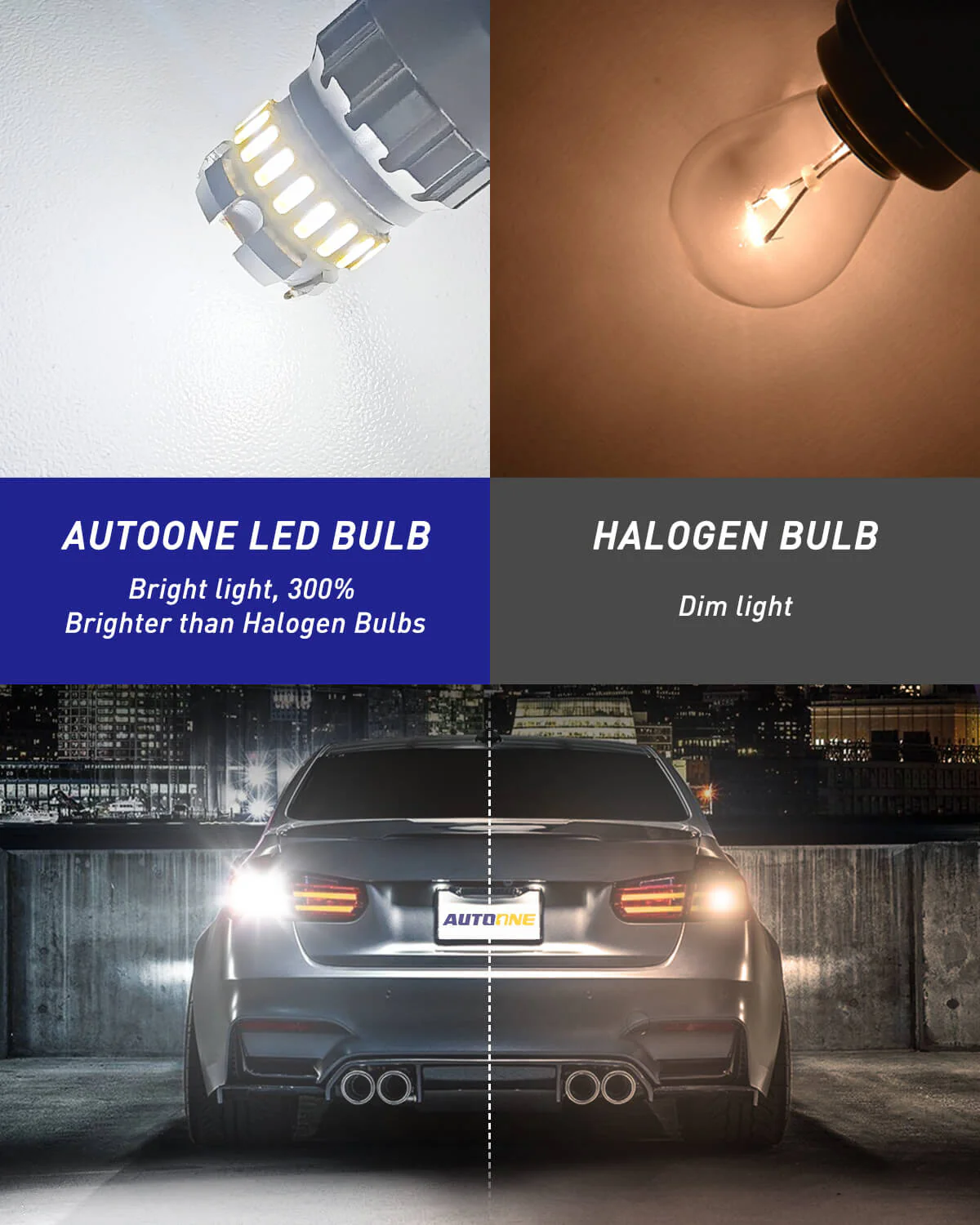 1157 LED Light Bulb for Back Up Reverse Lights, DRL, Parking Lights 6500K White 2 PCS - Image 3