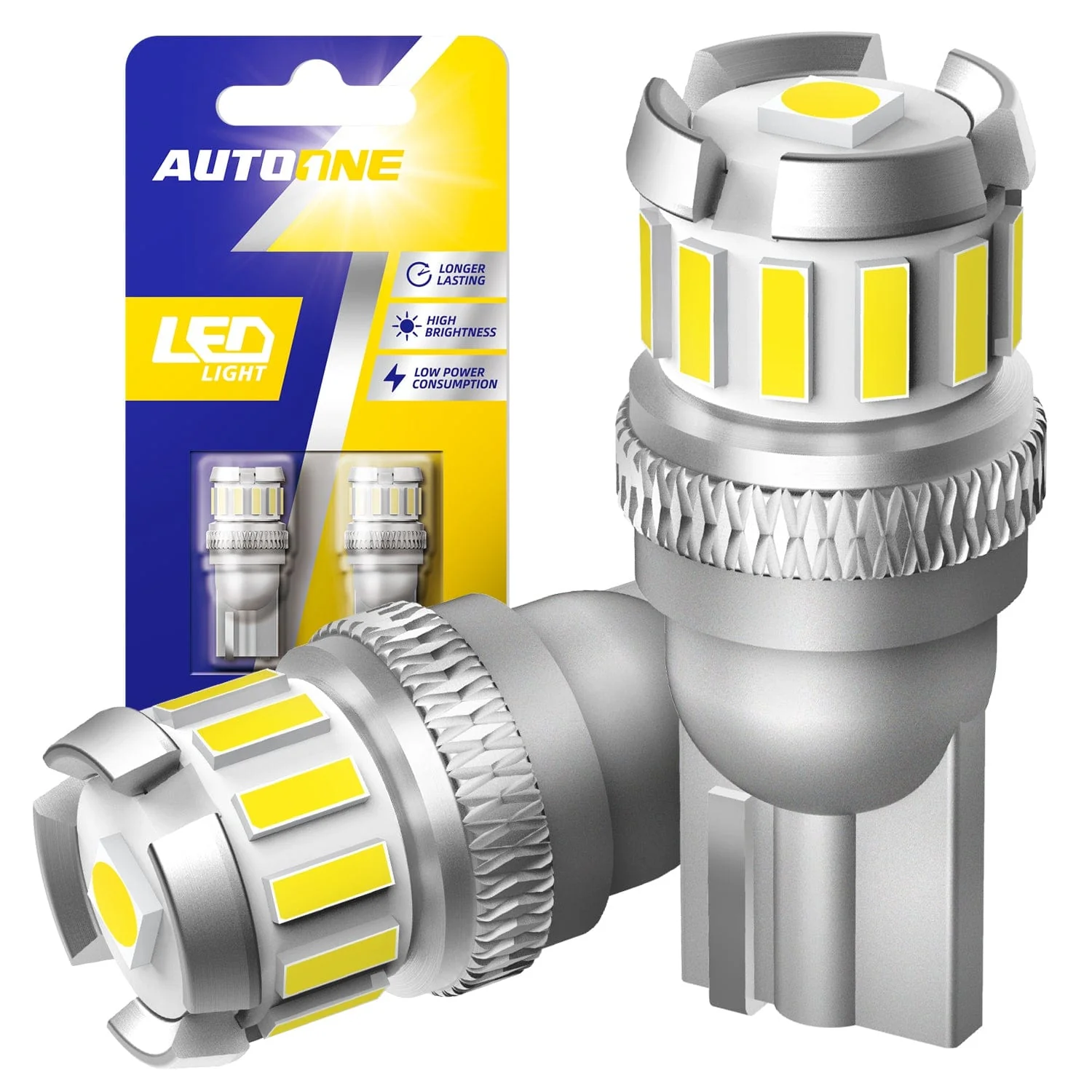 194 T10 168 2825 W5W LED 6500K White License Plate Light Bulb  2 PCS - Image 10