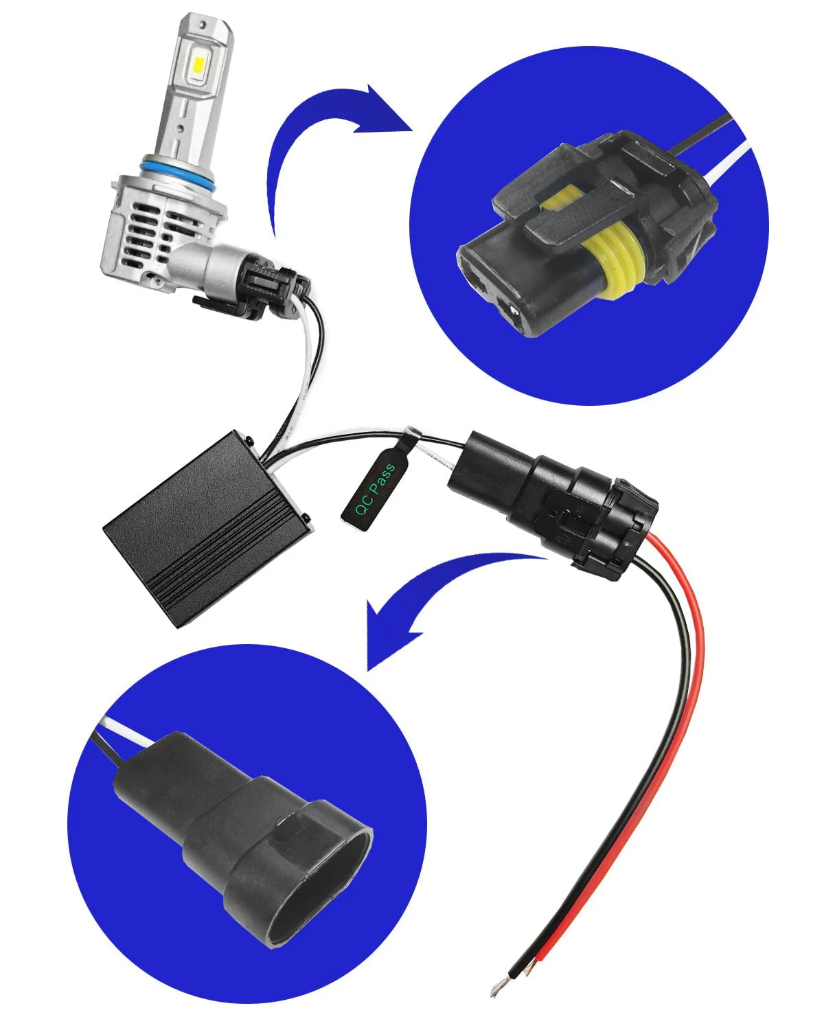 9005/9012/HB3/9006/H10/9140/9145  Canbus Decoder For LED Headlights - Image 4