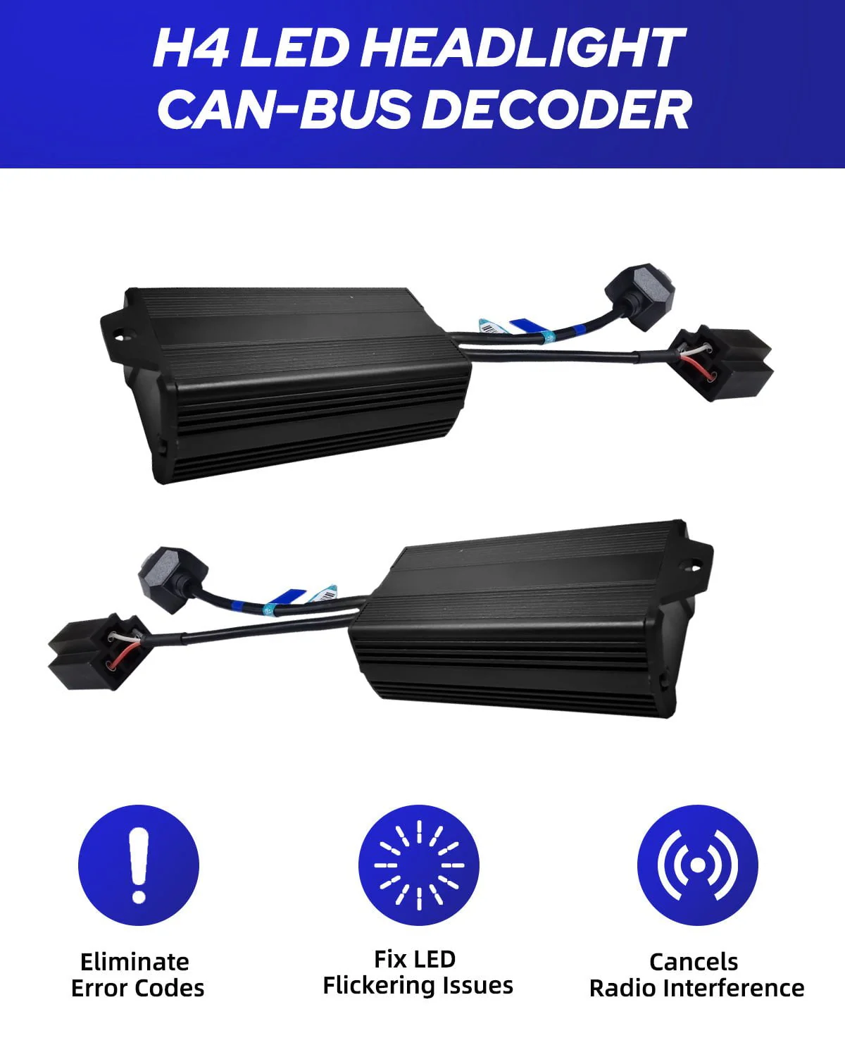 H4 9003 Canbus Decoder For LED Headlights - Image 4