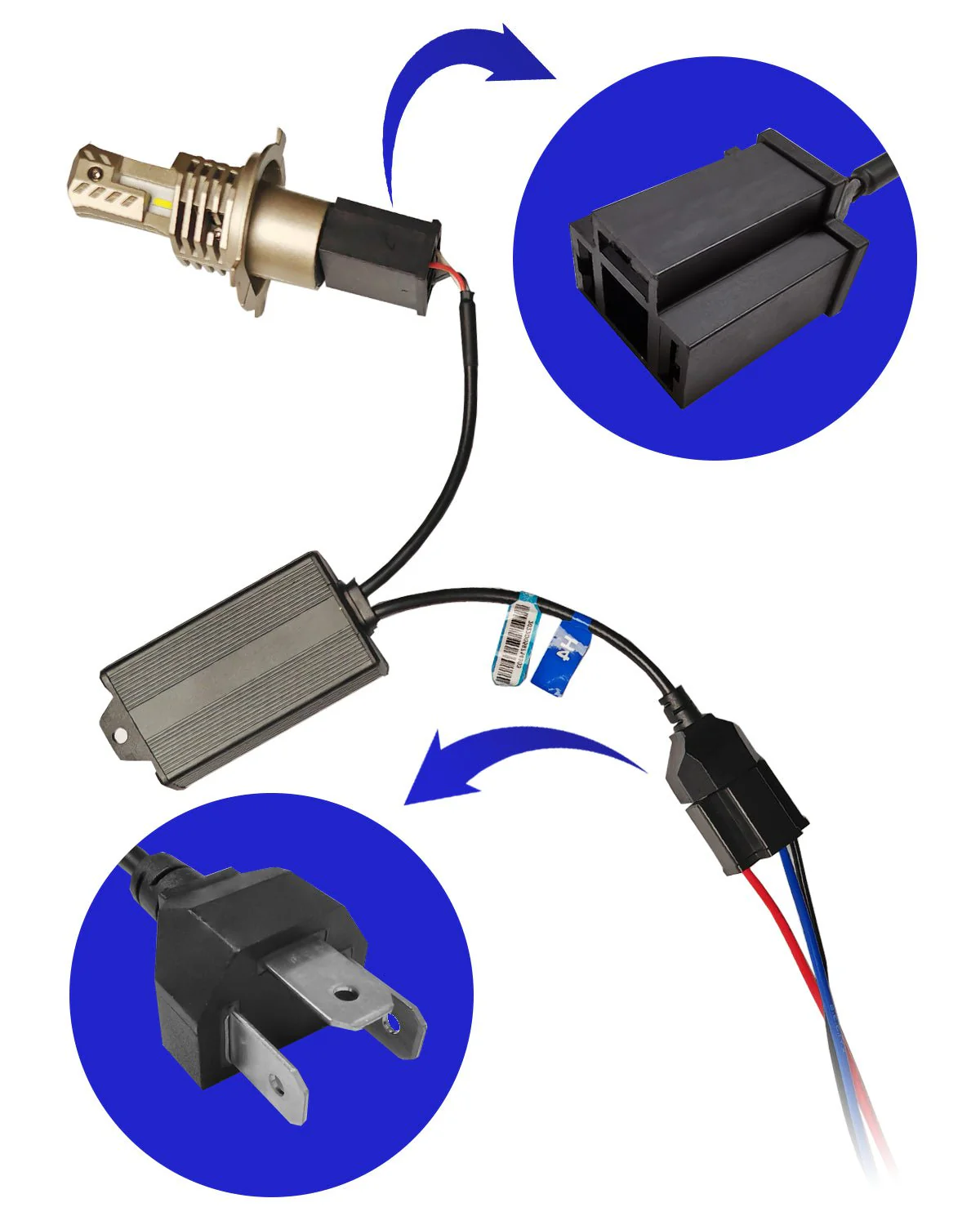 H4 9003 Canbus Decoder For LED Headlights - Image 6