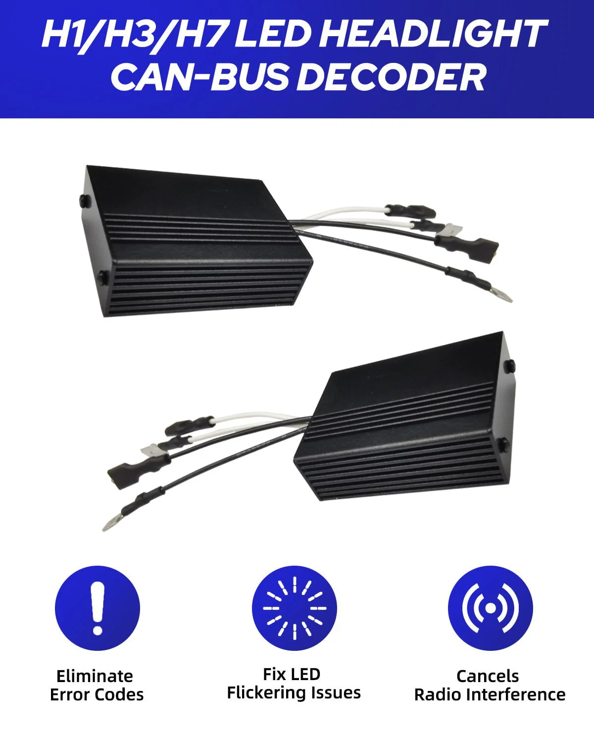 H7 Canbus Decoder For LED Headlights - Image 4