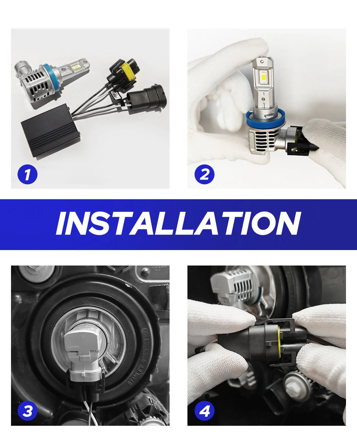 H11/H8/H9/880/881/5202/5201  Canbus Decoder For LED Headlights - Image 5