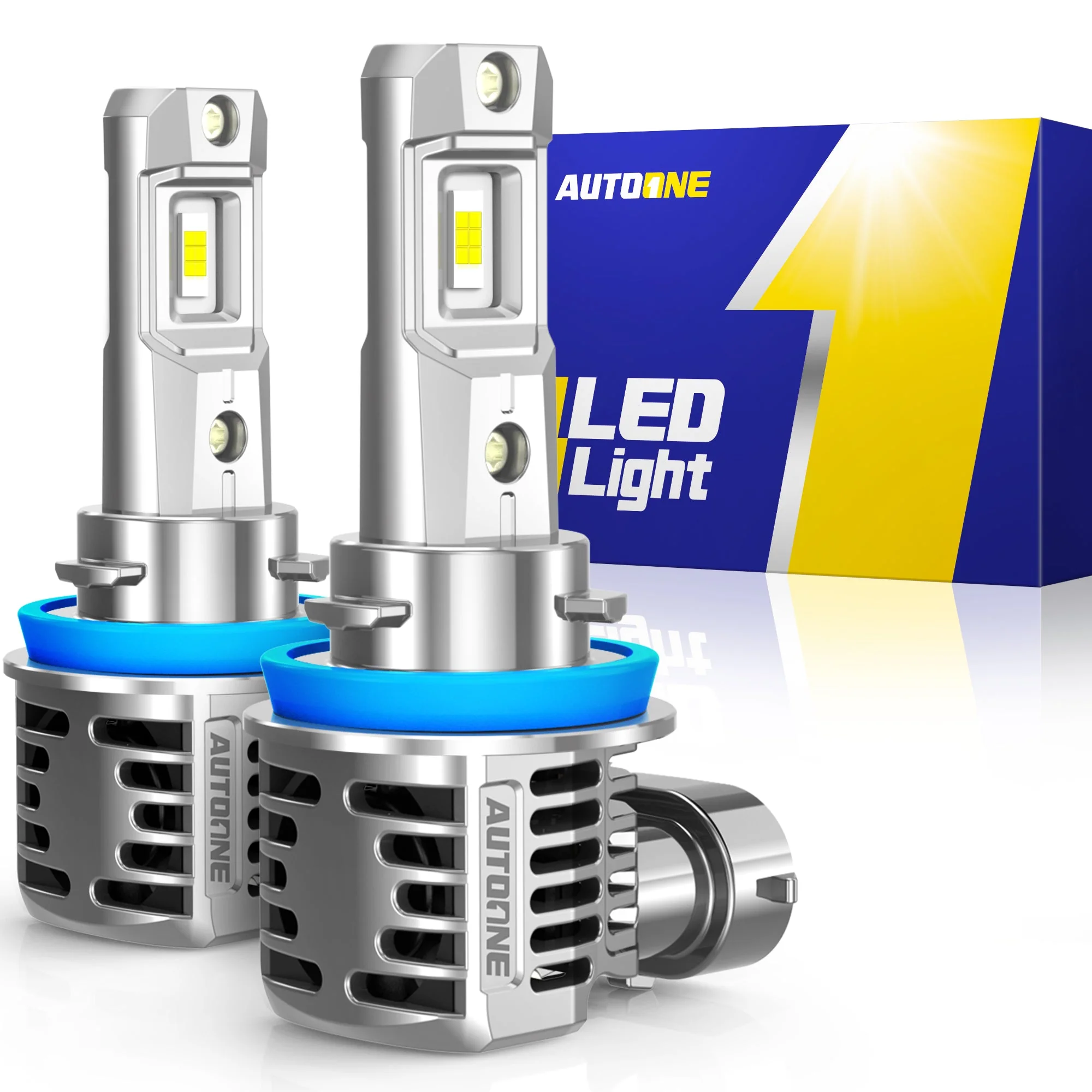 H11 LED Bulbs H8 H9 Fog Light 100W 22000LM 5-MIN Quick Installtion 6500K White Long Lasting - Image 2