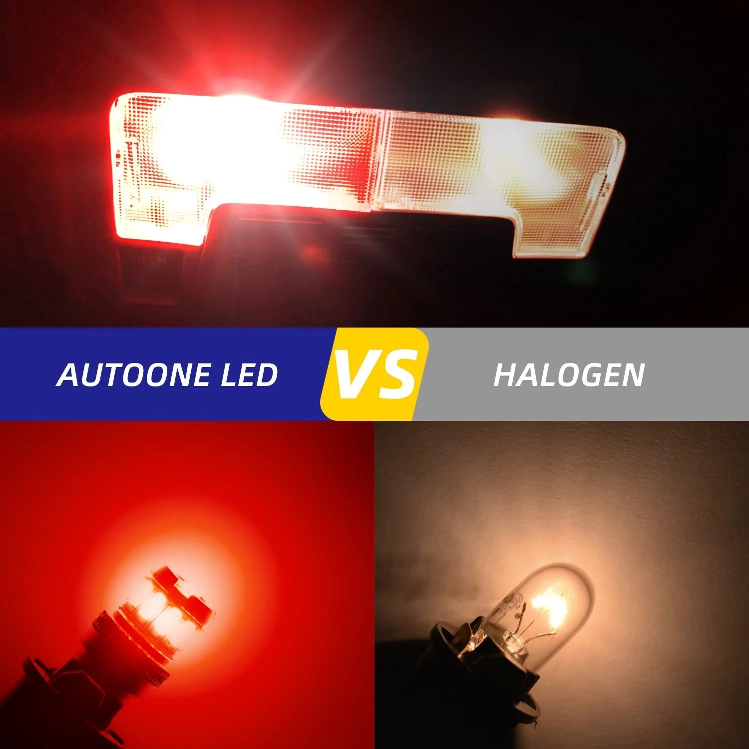 T10 168 2825 W5W 194 LED Bulb 6500K Red Interior & Exterior Car Lights 2 PCS - Image 8