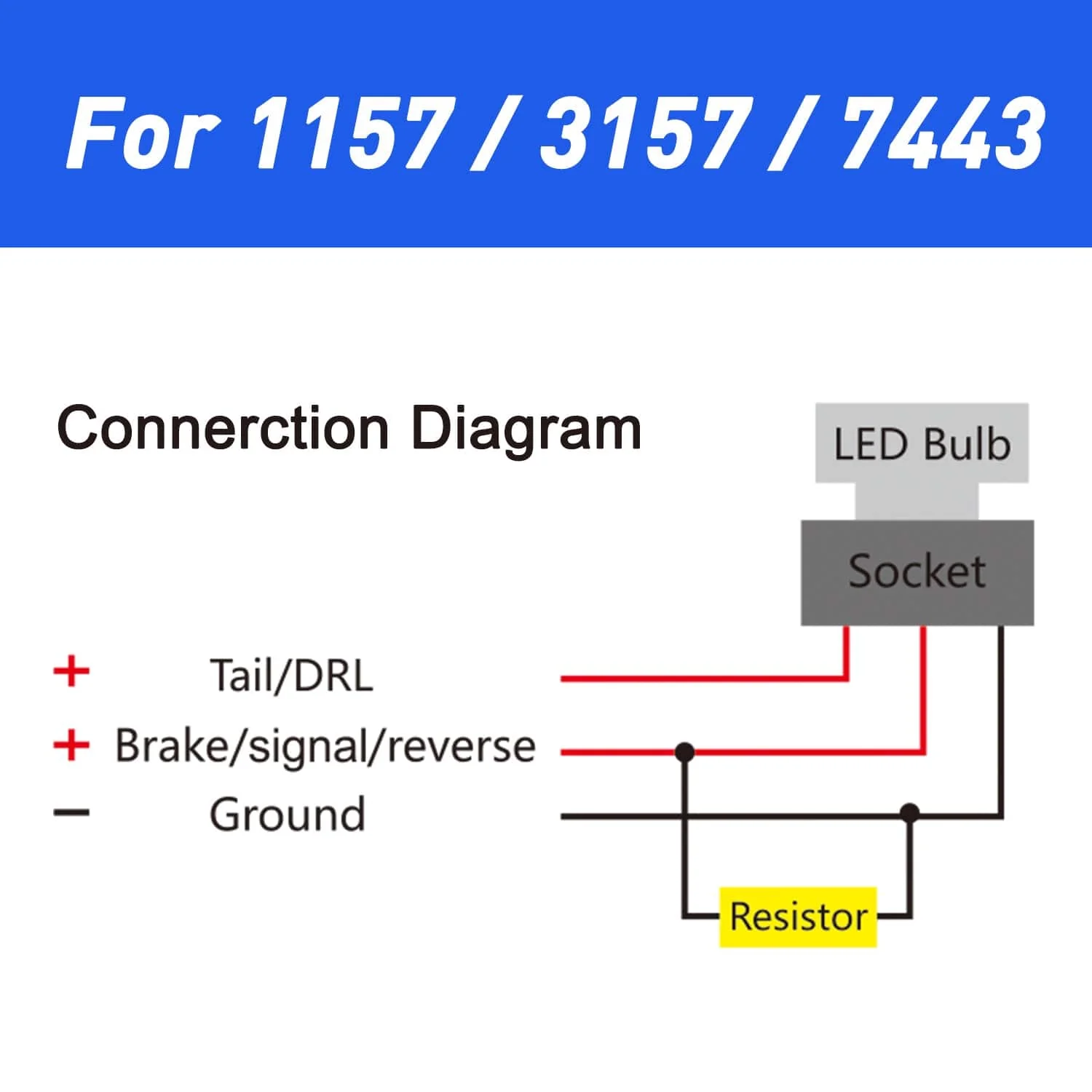Universal 50W 6ohm LED resistors for Fix LED Bulb Fast Hyper Flash Turn Signal Blink Error Code - Image 3