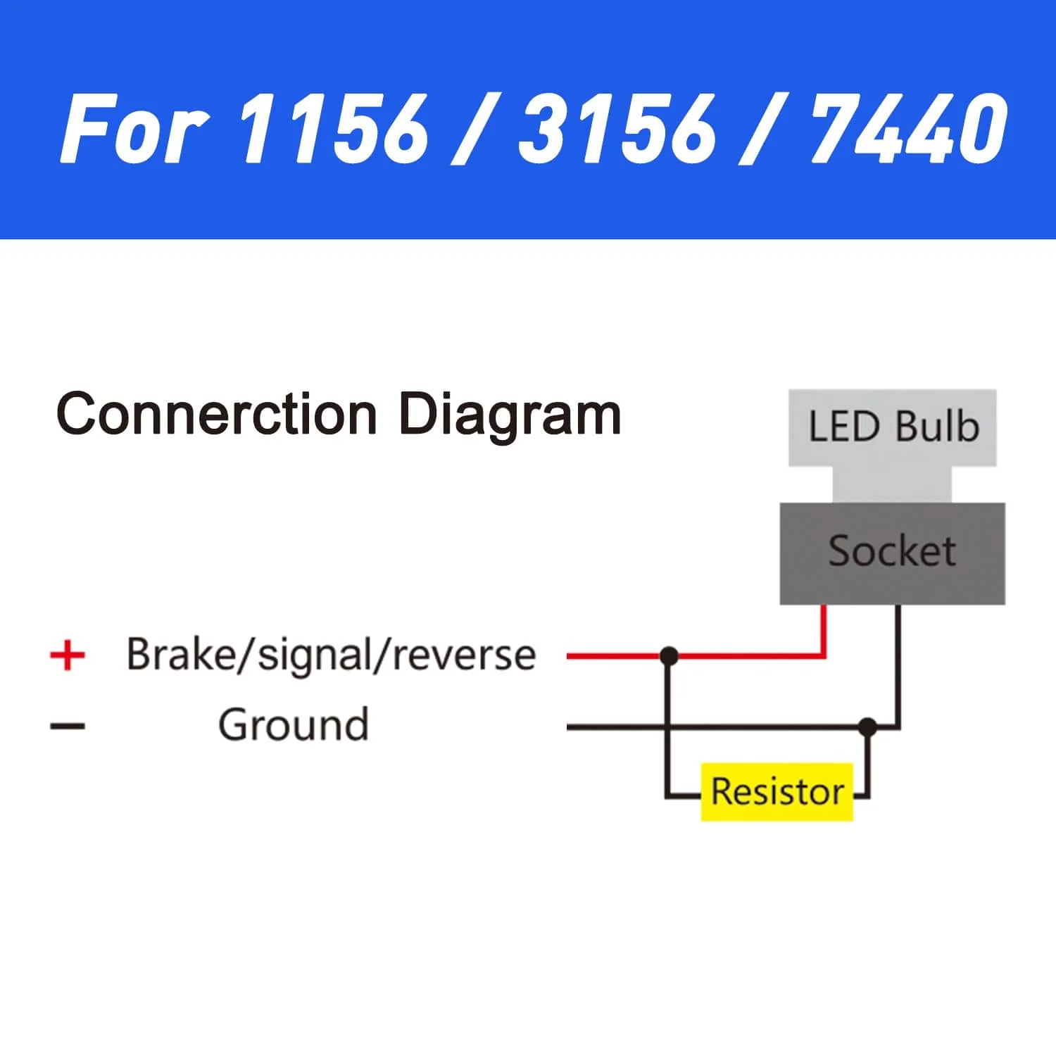 Universal 50W 6ohm LED resistors for Fix LED Bulb Fast Hyper Flash Turn Signal Blink Error Code - Image 4