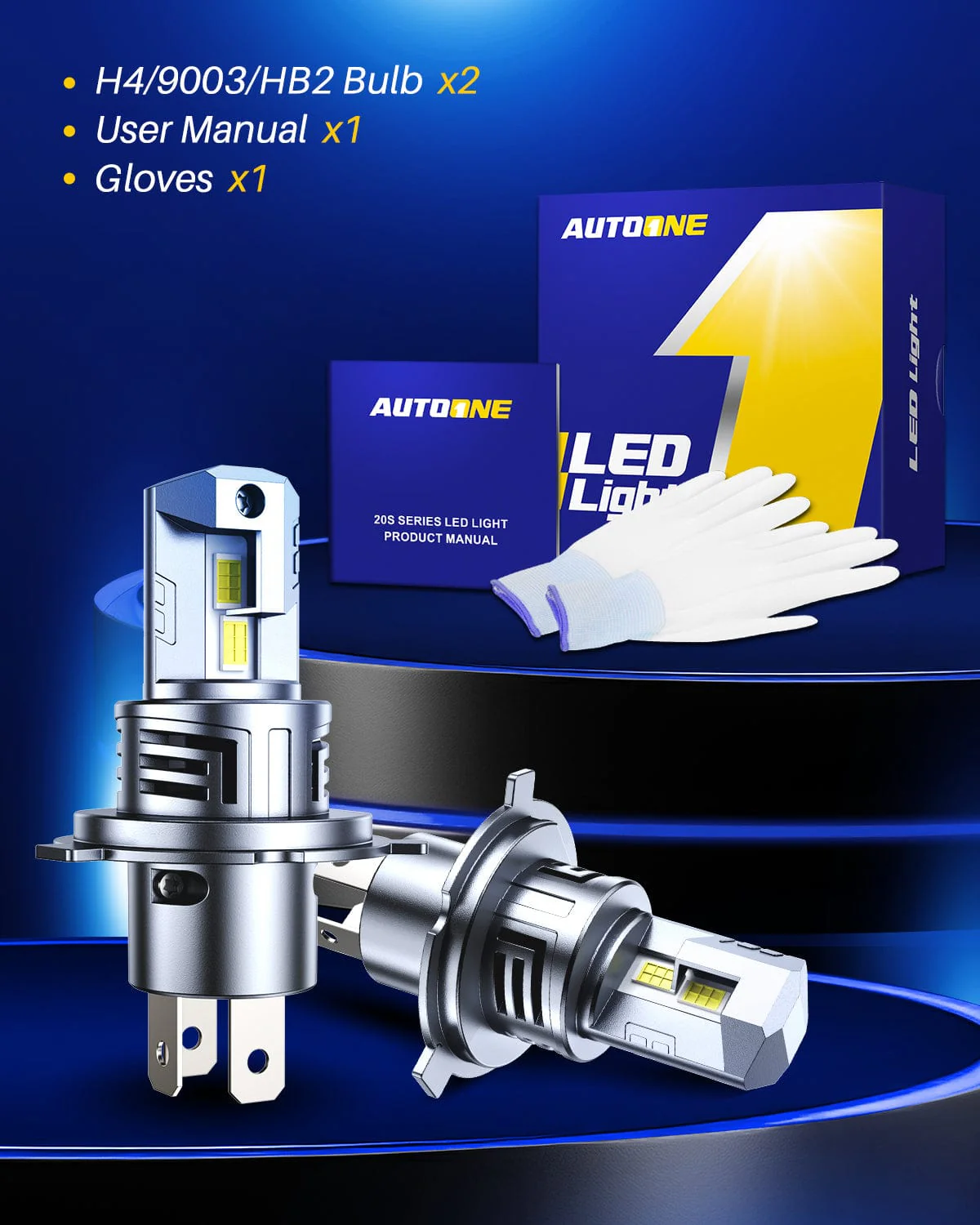 Upgraded H4/9003/HB2 Fog Light Bulbs 24000LM with Fan 6500K White - Image 6